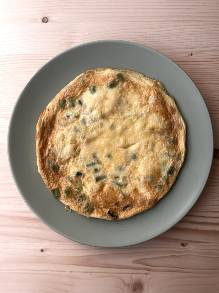 receta de tortilla de ajos tiernos